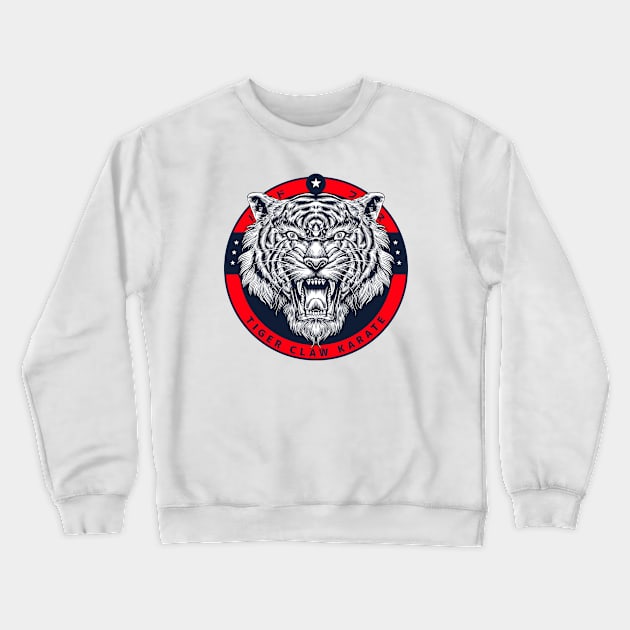 Tiger Claw Karate Crewneck Sweatshirt by Tip Top Tee's